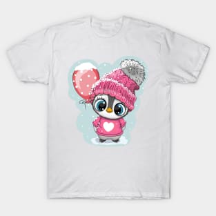 Cute Penguin with balloon T-Shirt